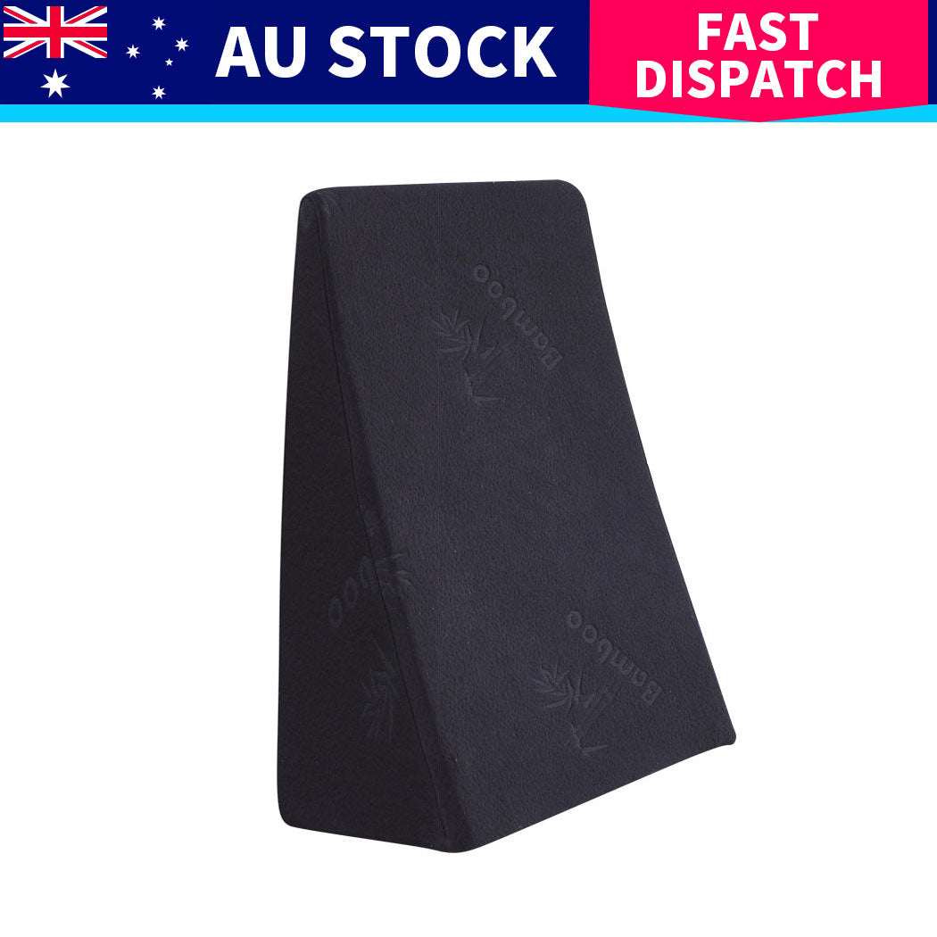 2x Cool Gel Memory Foam Bed Wedge Pillow-1942353653033734153
