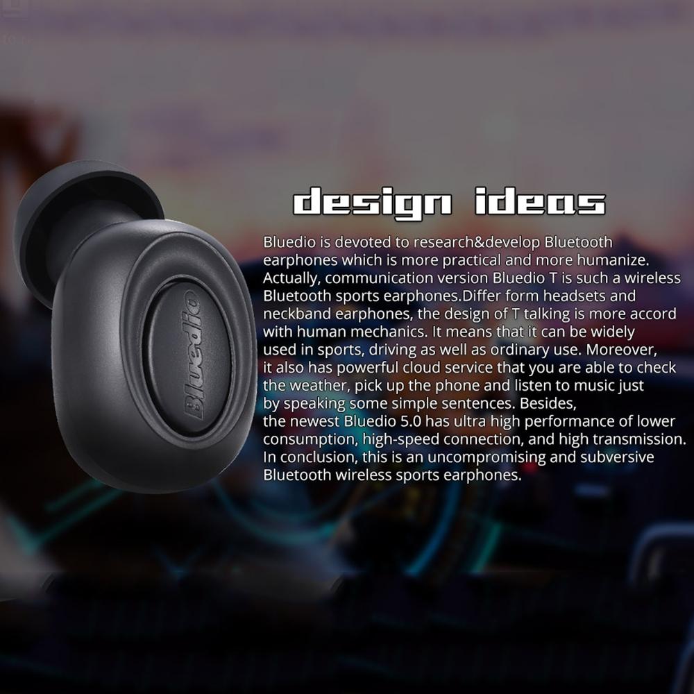 Wireless In-Ear Headset With Usb Cable - Black 5.0-1915196499868913666