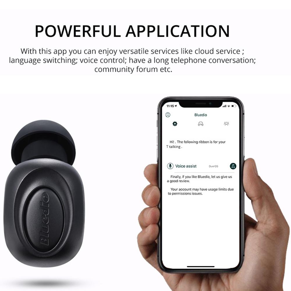 Wireless In-Ear Headset With Usb Cable - Black 5.0-1915196499868913669