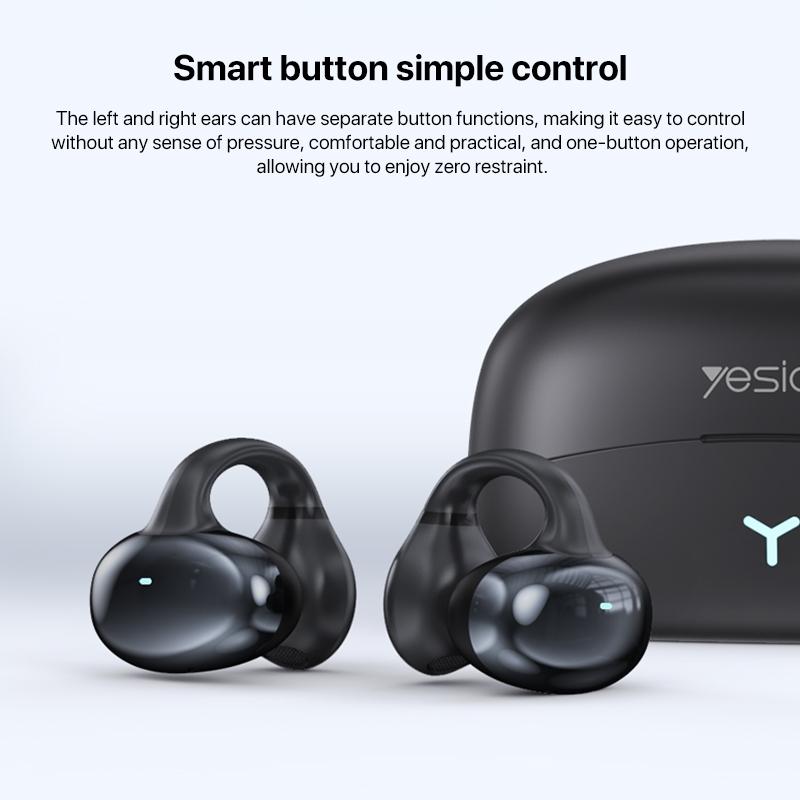 Wireless Ear Clip Earphone With Bluetooth 5.3 For Air Conduction-1915197229040275459