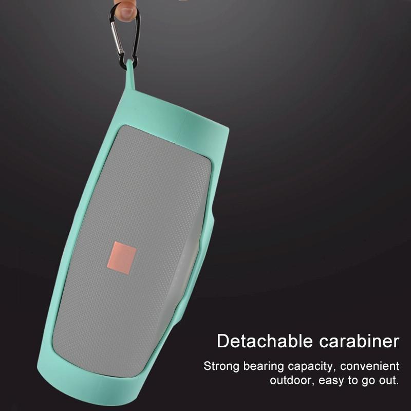 Shockproof Silicone Case For Jbl Charge 4 Bluetooth Speaker - Black-1915196789145866245