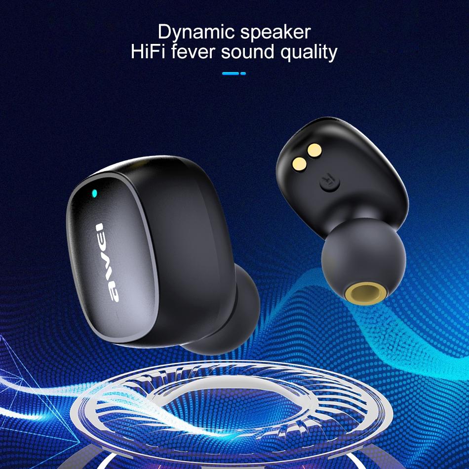 Wireless Sports Headset With Charging Case - T13 Tws Bluetooth V5.0 - Black-1915196720132788229
