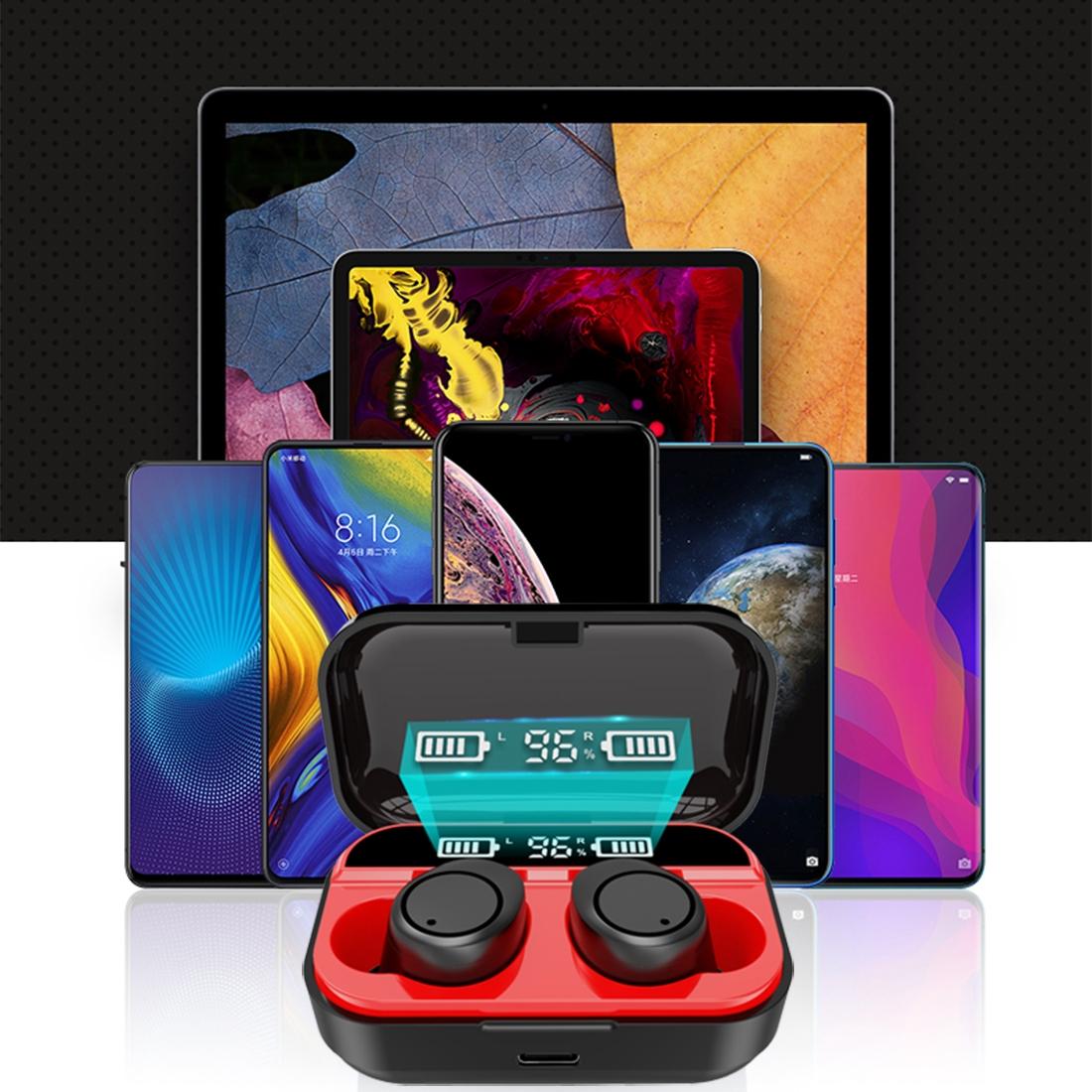 Wireless Stereo Headset With Charging Case And Digital Display - X5 Tws Bluetooth V5.0-1915196593246703621