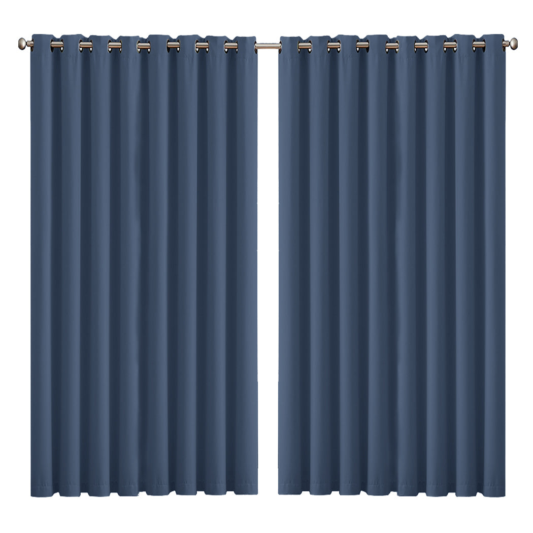 2x Blockout Curtains Panels 3 Layers-1942353386791899136