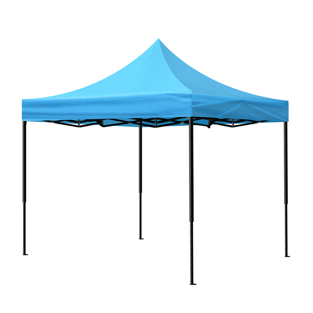 Mountview Gazebo Tent 3x3 Outdoor Marquee Black-1942352883987124224