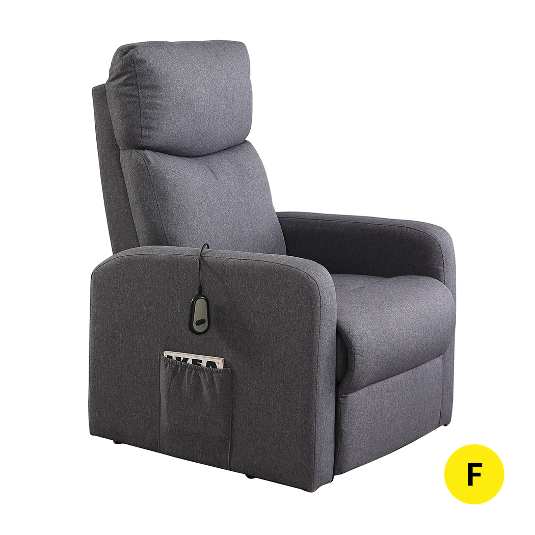 Levede Electric Massage Chair Reclining Grey-1910112921778786304