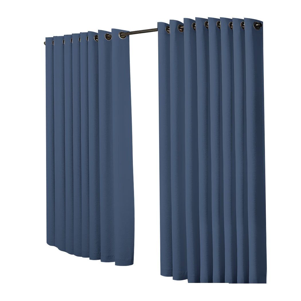 2x Blockout Curtains Panels 3 Layers-1942353386791899137