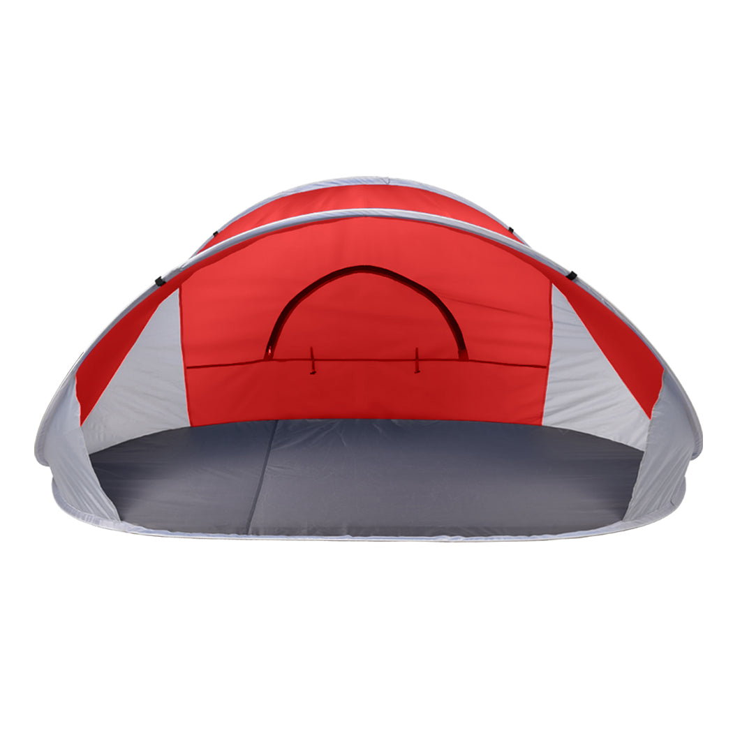 Mountview Pop Up Tent Camping Beach Red-1942352873862074369