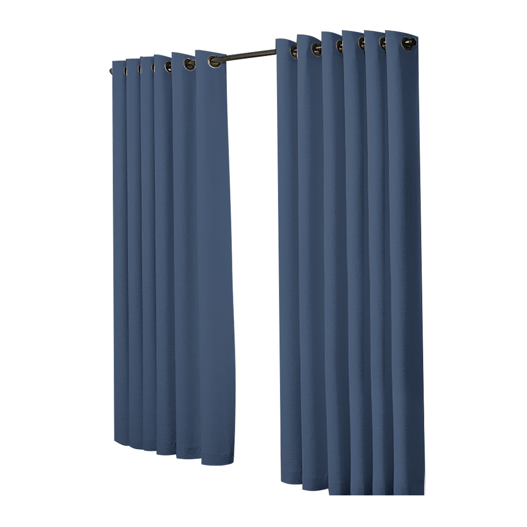 2x Blockout Curtains Panels 3 Layers-1942353384656998401