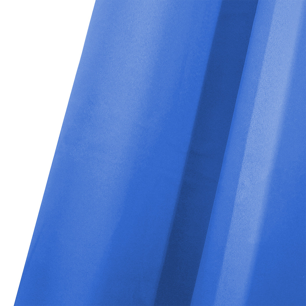 2x Blockout Curtains Panels 3 Layers Blue-1942353381997809667