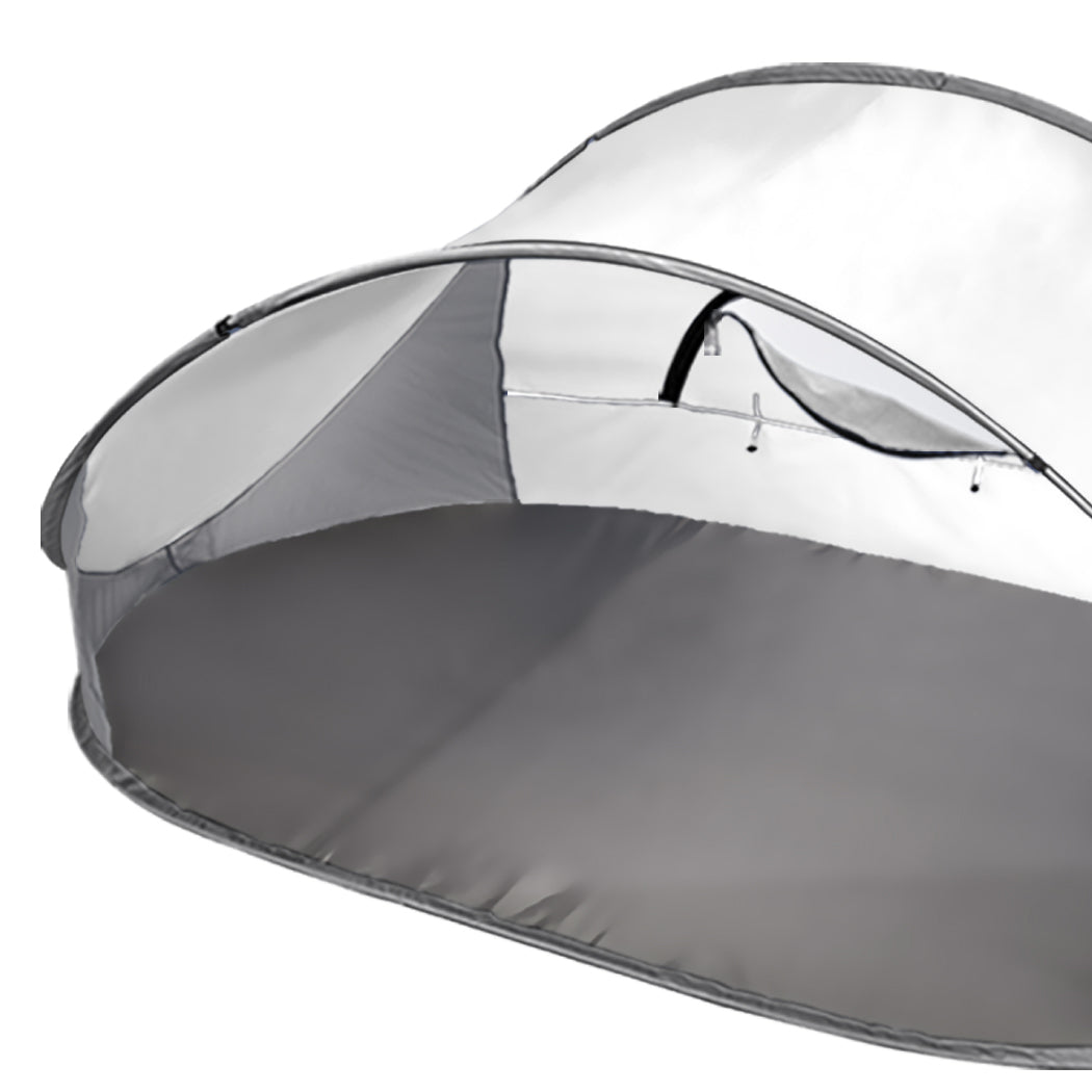 Mountview Pop Up Tent Camping Beach Grey-1942352873669136387