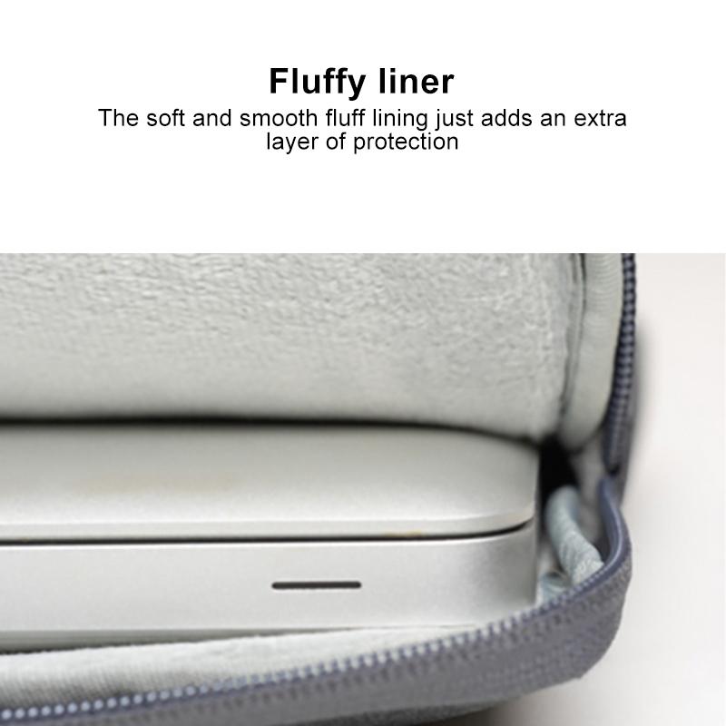 Multi-Functional 14-15.4 Inch Laptop Handbag With Trolley Case Belt - Grey-1915196552977190920