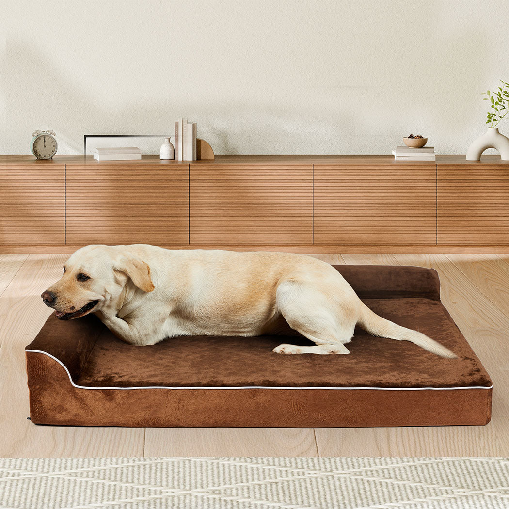 Pawz Orthopedic Dog Bed XL Coffee-1942353669165027334