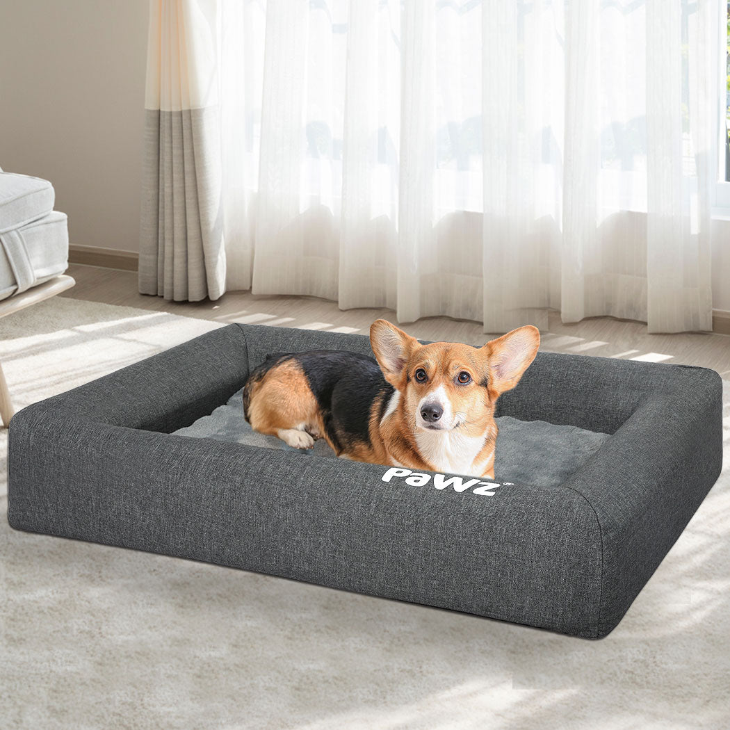 PaWz Memory Foam Pet Bed Calming Dog M Medium-1942352756669026310