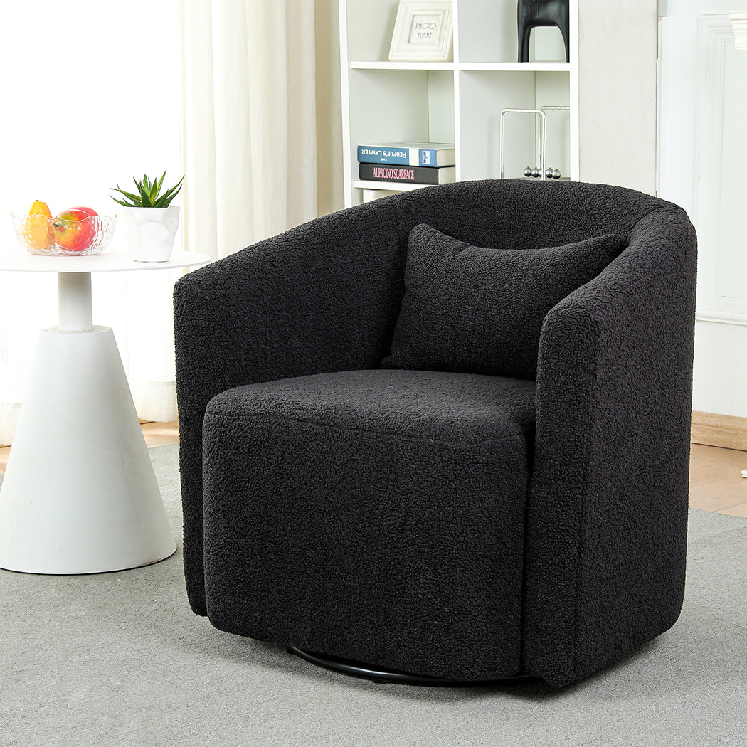 Levede Fleece Rocking Chair-1910112200941506566