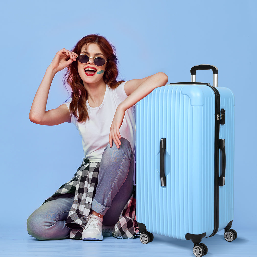 Slimbridge 30" Trunk Luggage Travel Blue 3.05x3.65m-1942352946520002566
