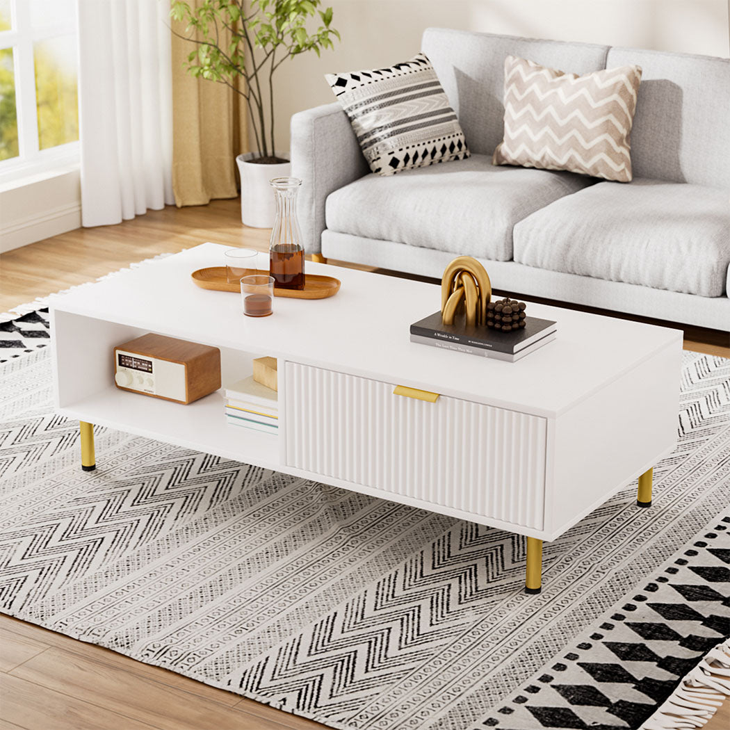 Levede 110cm Coffee Table-1937319795204689926