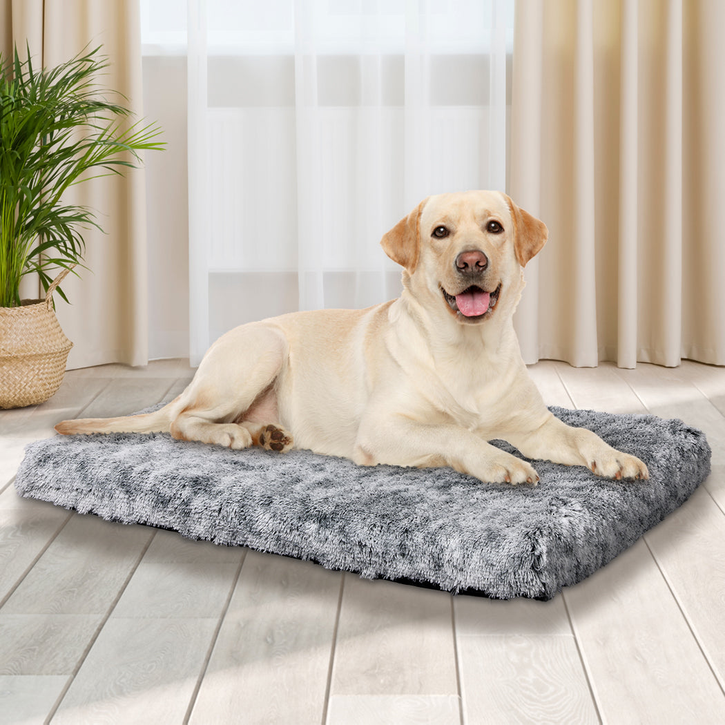 PaWz Dog Mat Pet Calming Bed Memory L Charcoal Large-1942352739585626118