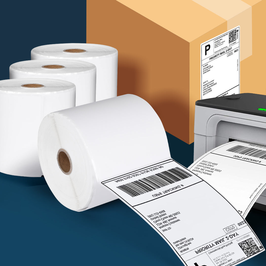 6 Rolls Direct Thermal Labels Barcode-1910112543892967431