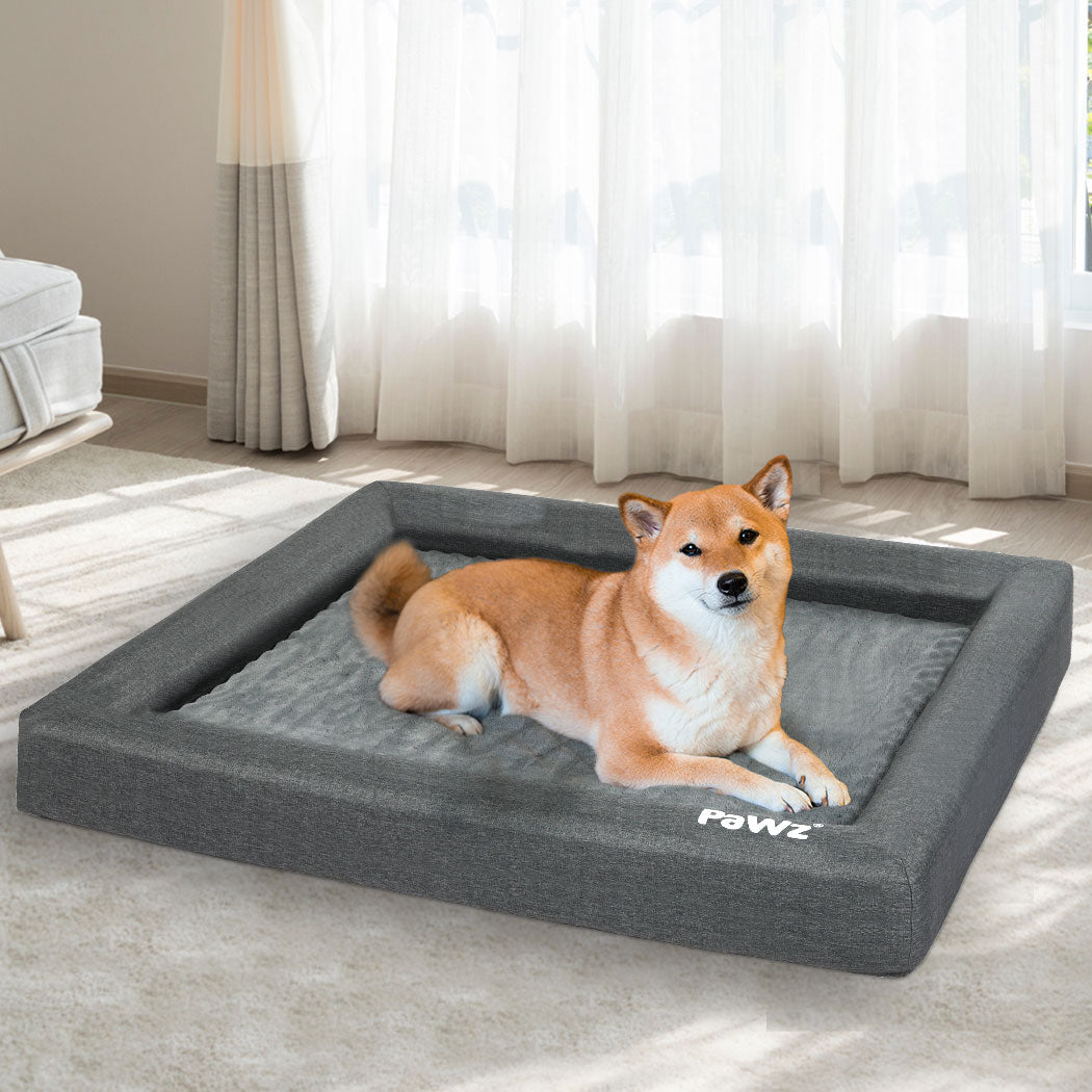 PaWz Memory Foam Pet Bed Calming Dog L Large-1942352756484476934