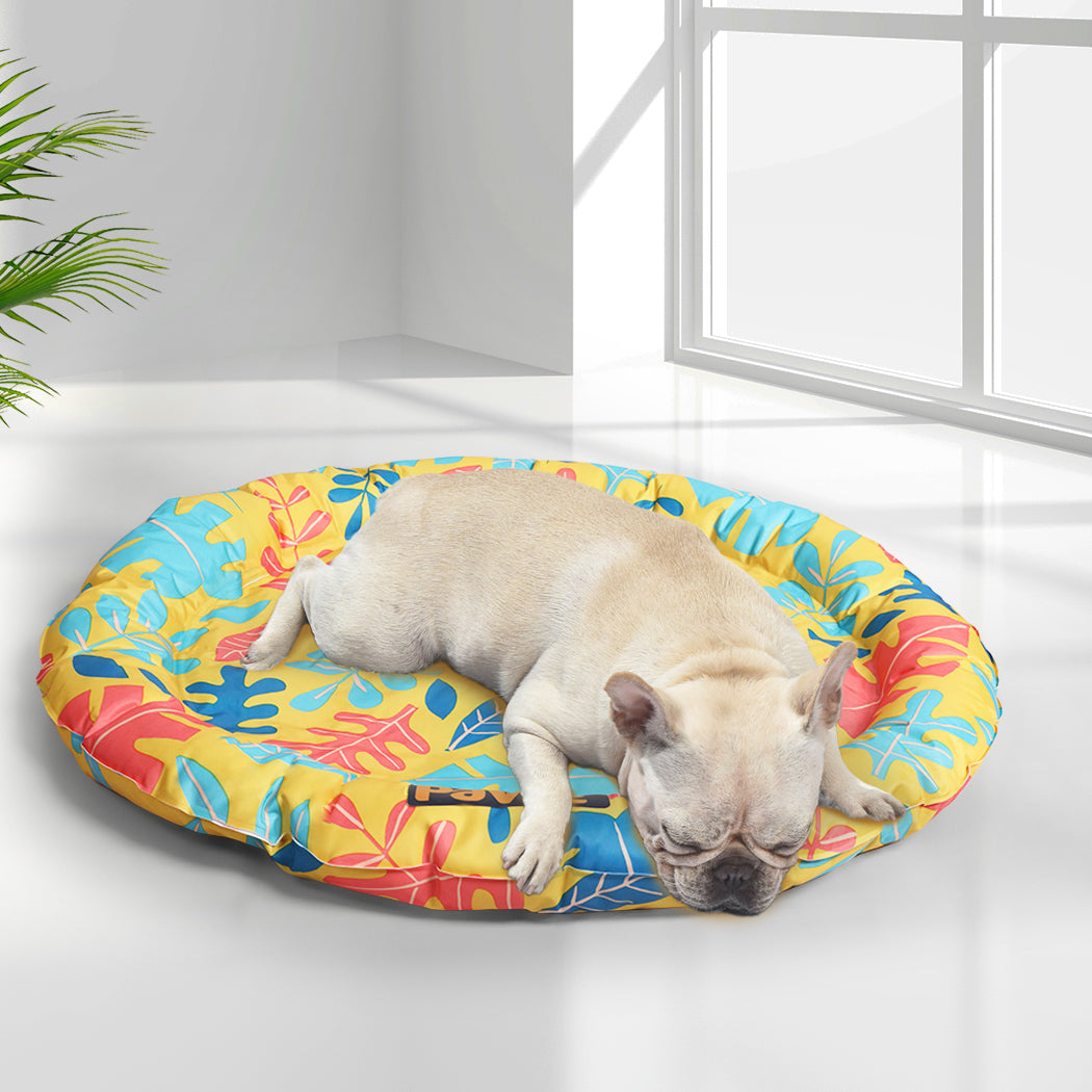 PaWz Pet Cool Gel Mat Cat Bed Dog Bolster L Large-1942353929287372806