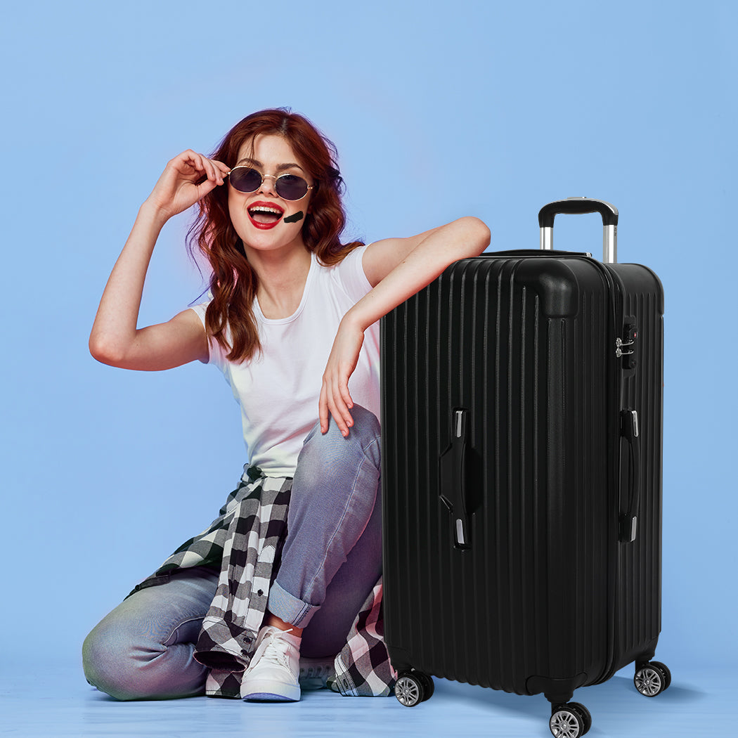 Slimbridge 28" Trunk Luggage Travel Black 28 inch-1942352944783560710
