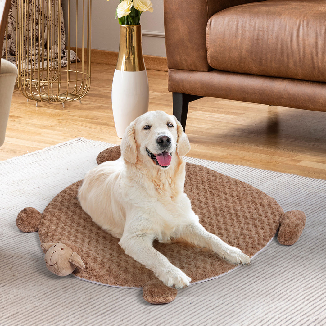 PaWz Pet Bed Cat Calming Bed Dog Squeaky M Tan Medium-1942353077495533574