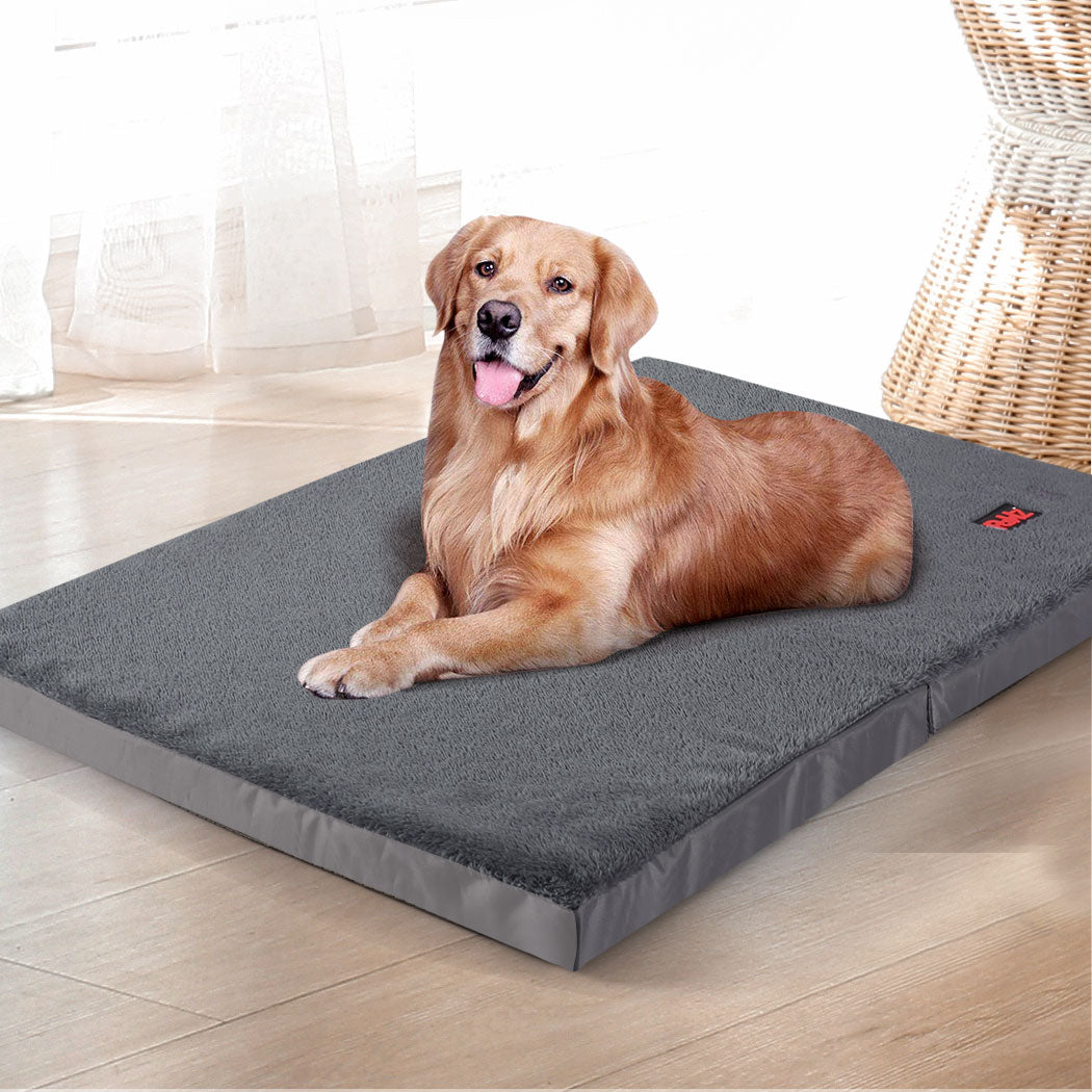 PaWz Pet Bed Foldable Dog Puppy Beds Grey XX-Large-1942353253236871174