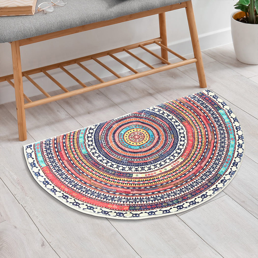 Marlow Door Mat Half Moon Semi-Circle Rug 60x90-1942353172525879302
