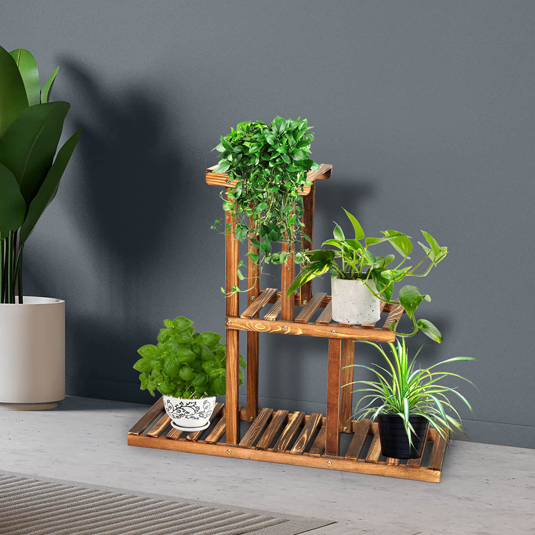 Levede 3-Tier Plant Stand Wood Wooden-1942353760823152646