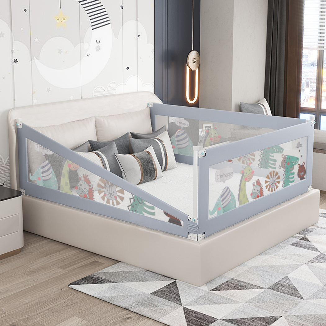 Bopeep Kids Baby Safety Bed Rail Guard Single-1910113155506376710