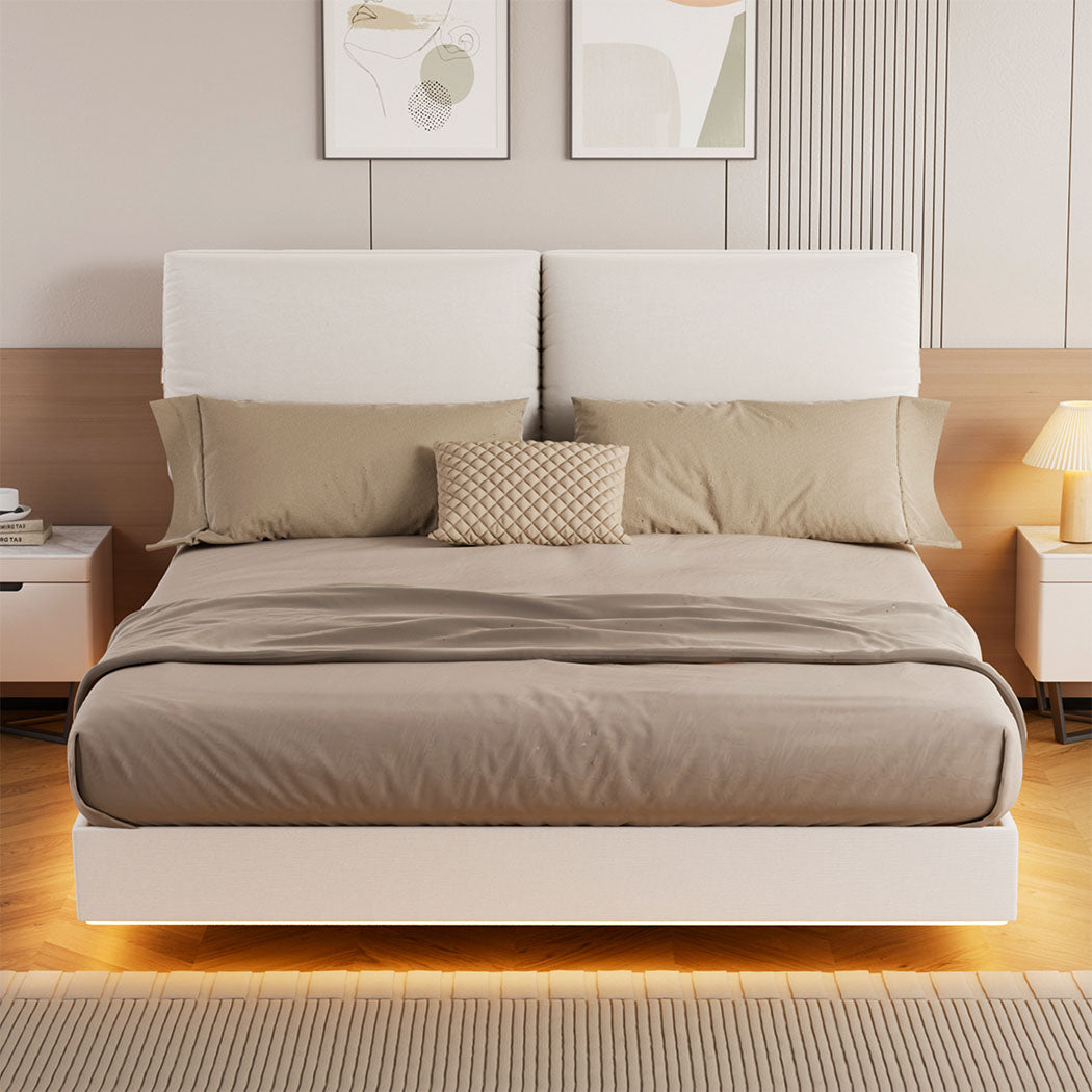 Levede Queen Floating Bed Frame-1910112229932535814