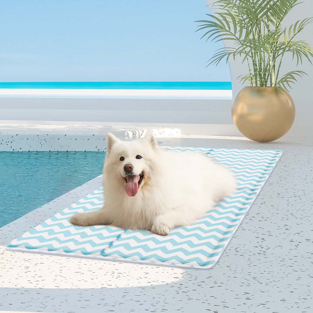 Pawz Pet Cooling Mat XL Blue-1942353673304805382