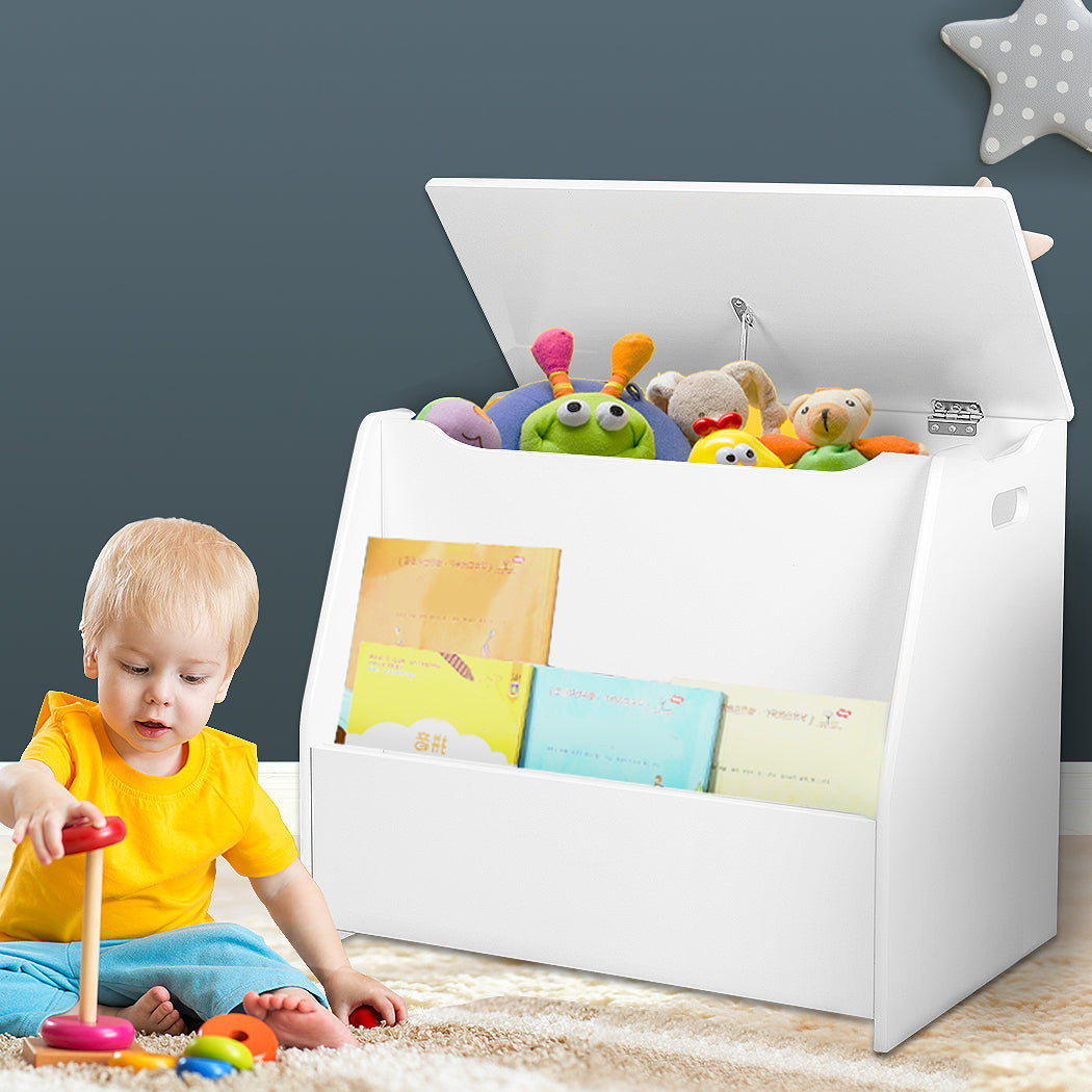 Levede Kids Toy Box Chest Storage Cabinet-1919892839605604358
