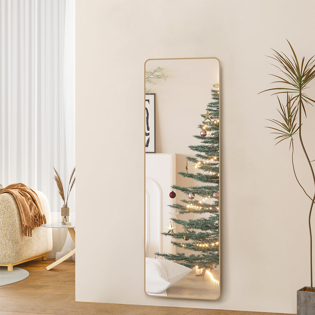 Yezi 120cm Wall Mounted Full Length Mirror Door Hanging-1942353685573144582