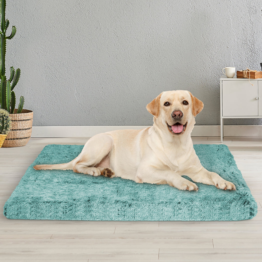 PaWz Dog Mat Pet Calming Bed Memory L Green Large-1942352739925364742