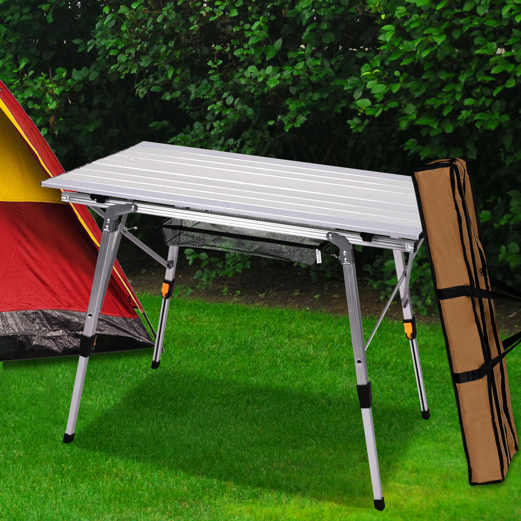 Levede Camping Table Roll Up Folding-1942352898444890118