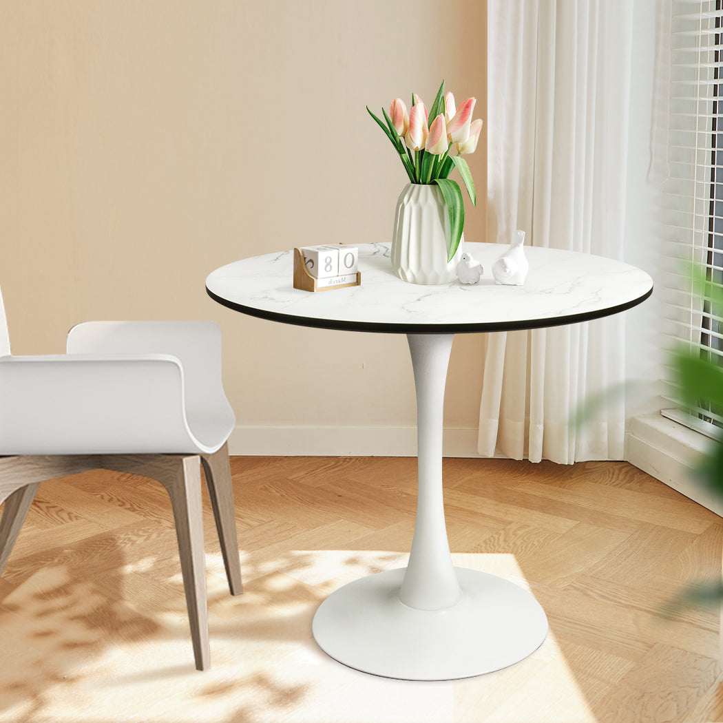 Levede Dining Table Kitchen 4 Person White-1910113298565697542