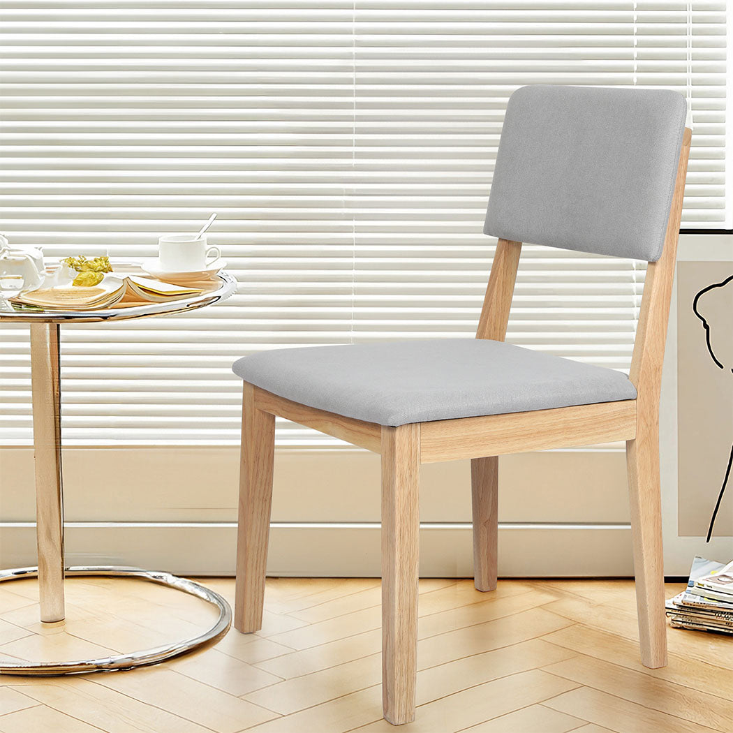 Levede 2x Dining Chair Armless Upholstered Seat-1937319813810622470
