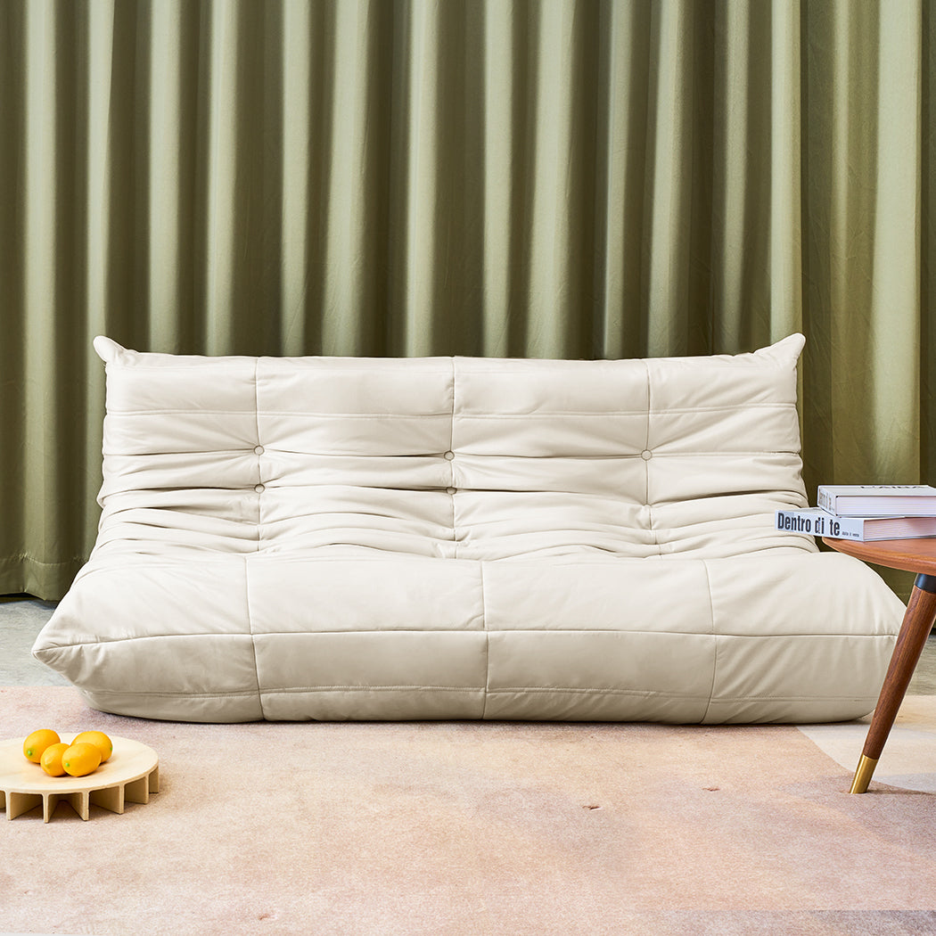 Levede 3 Seaters Floor Sofa Caterpillar Lounge-1910112348903968774