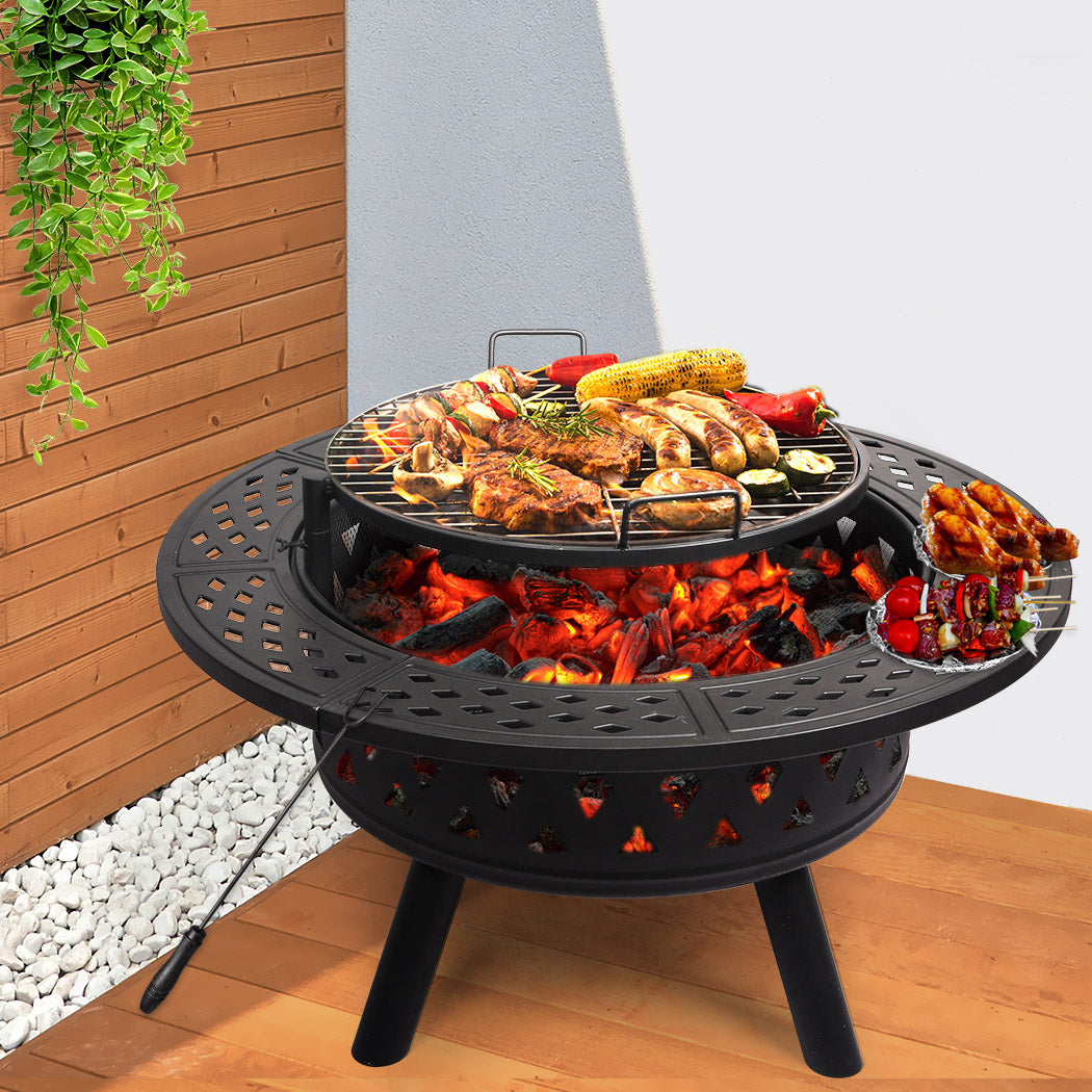 Moyasu Fire Pit BBQ Grill Outdoor Fireplace-1942353059715878918