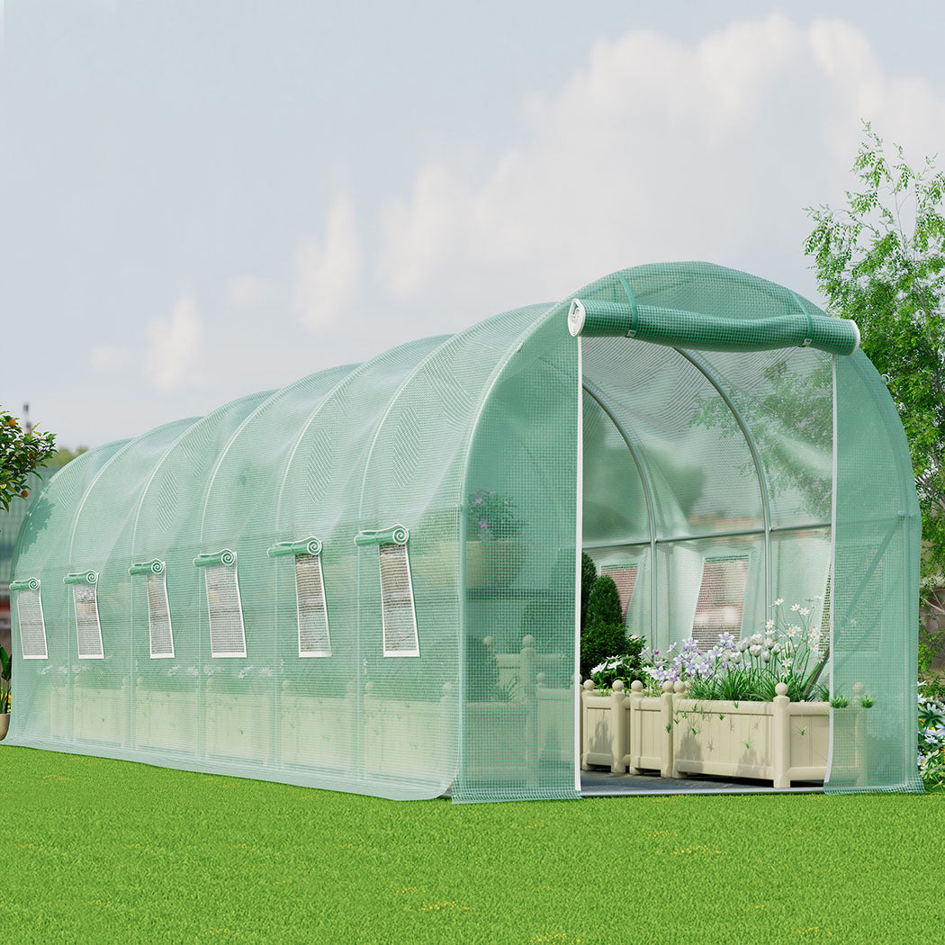 Lambu Greenhouse Walk-In Green House Shed 6M-1942353612021829637