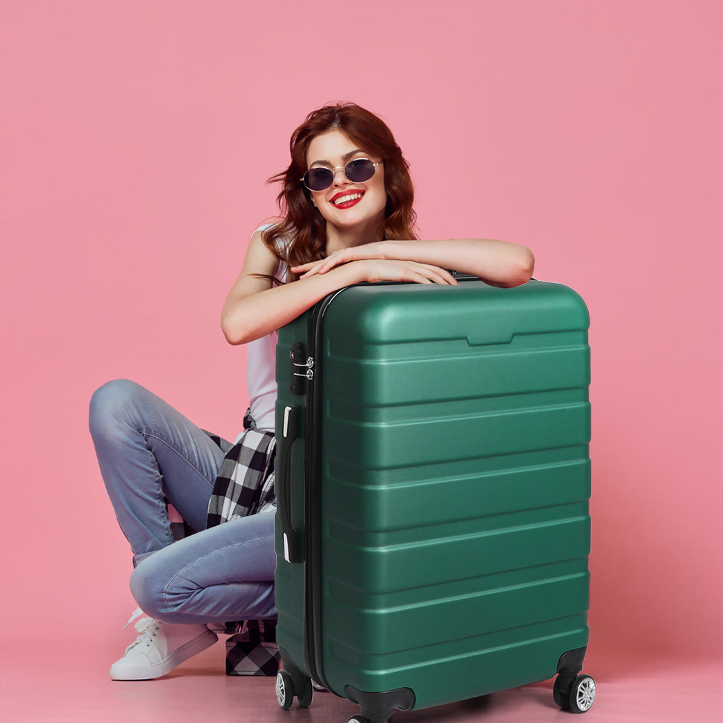 Slimbridge 28" Luggage Case Suitcase Green 28 inch-1942352939473571846