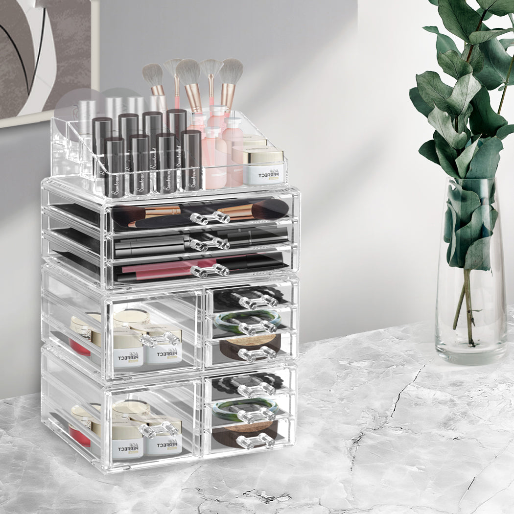 11 Drawers Clear Acrylic Boxes Cosmetic-1942353177823285254