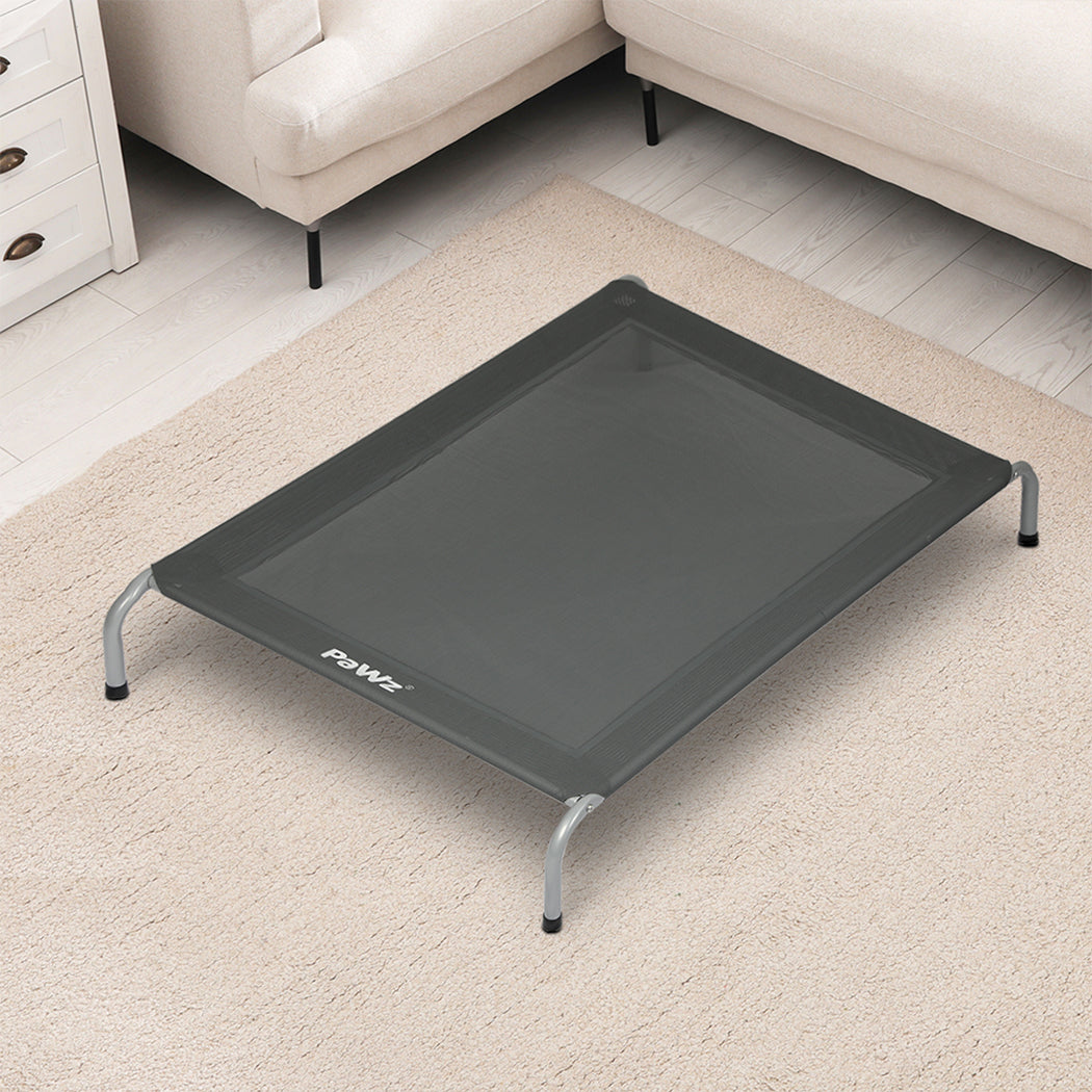PaWz Elevated Trampoline Pet Bed Dog L Grey Large-1942352768194973702