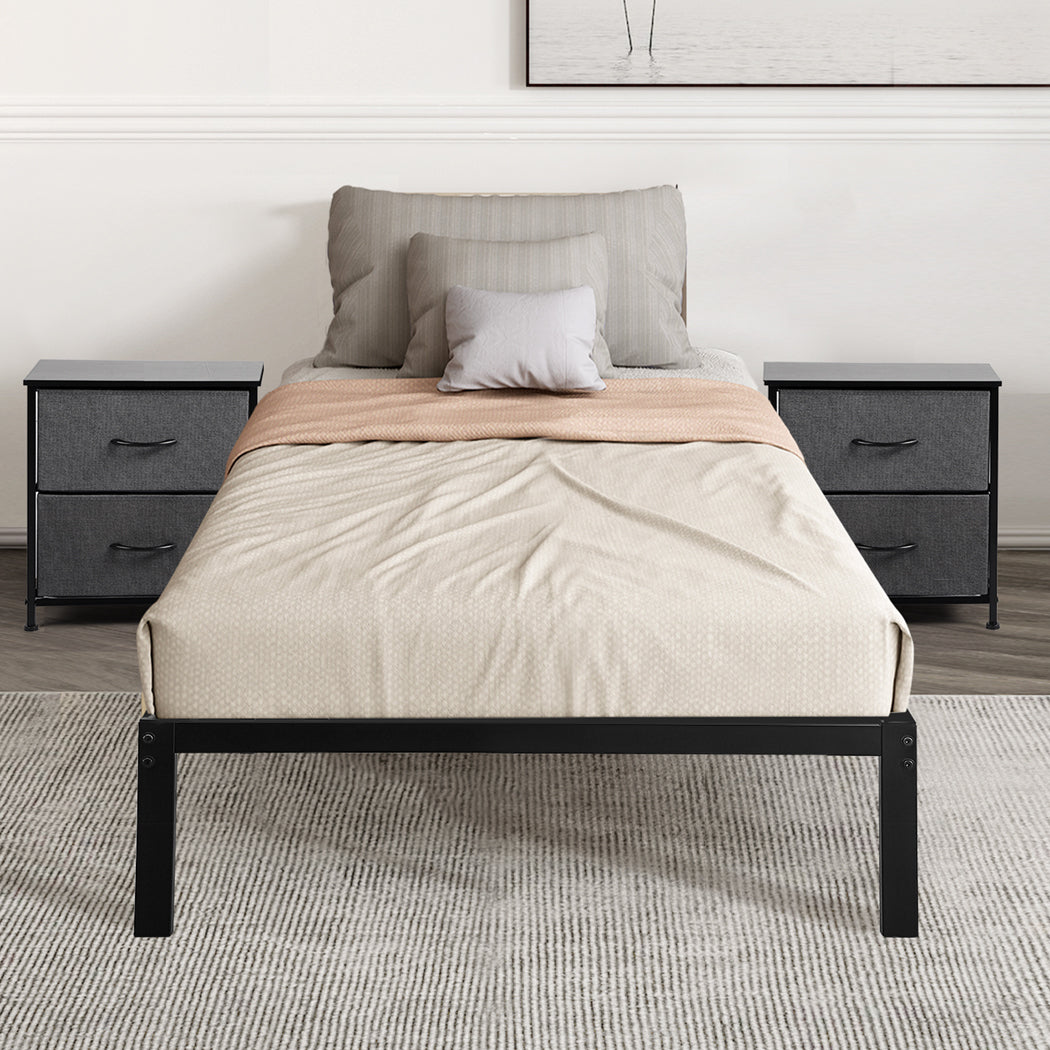 Levede Metal Bed Frame Heavy Duty Storage Space-1910112198877908998