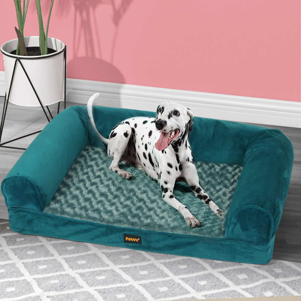 PaWz Pet Bed Sofa Dog Bedding Soft Warm XXL Blue XX-Large-1942353068427448326