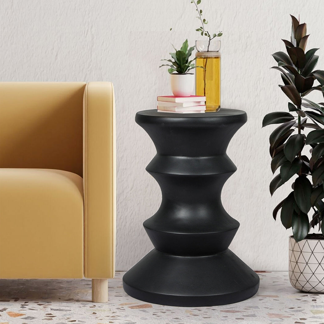 Levede Side Table Retro Terrazzo Round-1910113294274924550