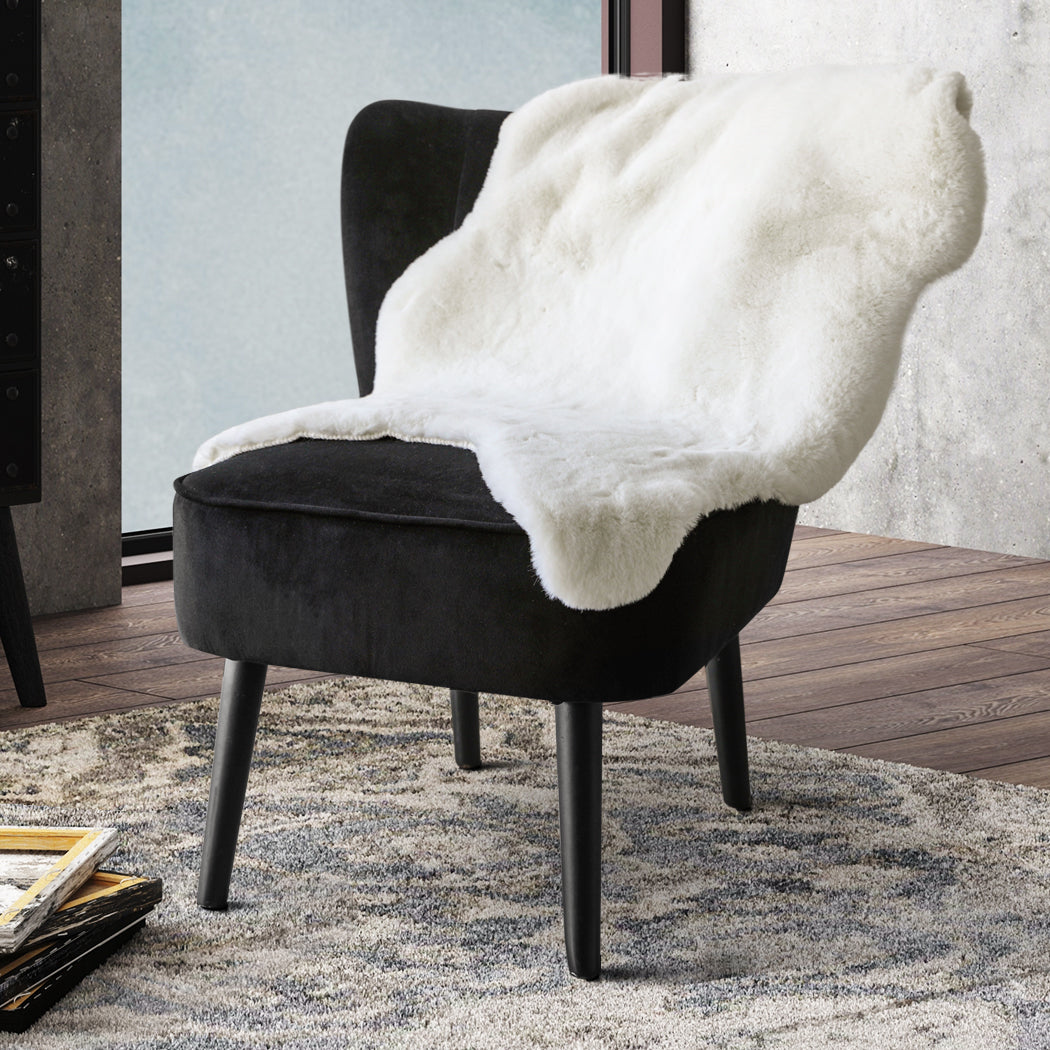 Marlow Floor Shaggy Rugs Area Rug Faux 60X90CM-1942353171263393798