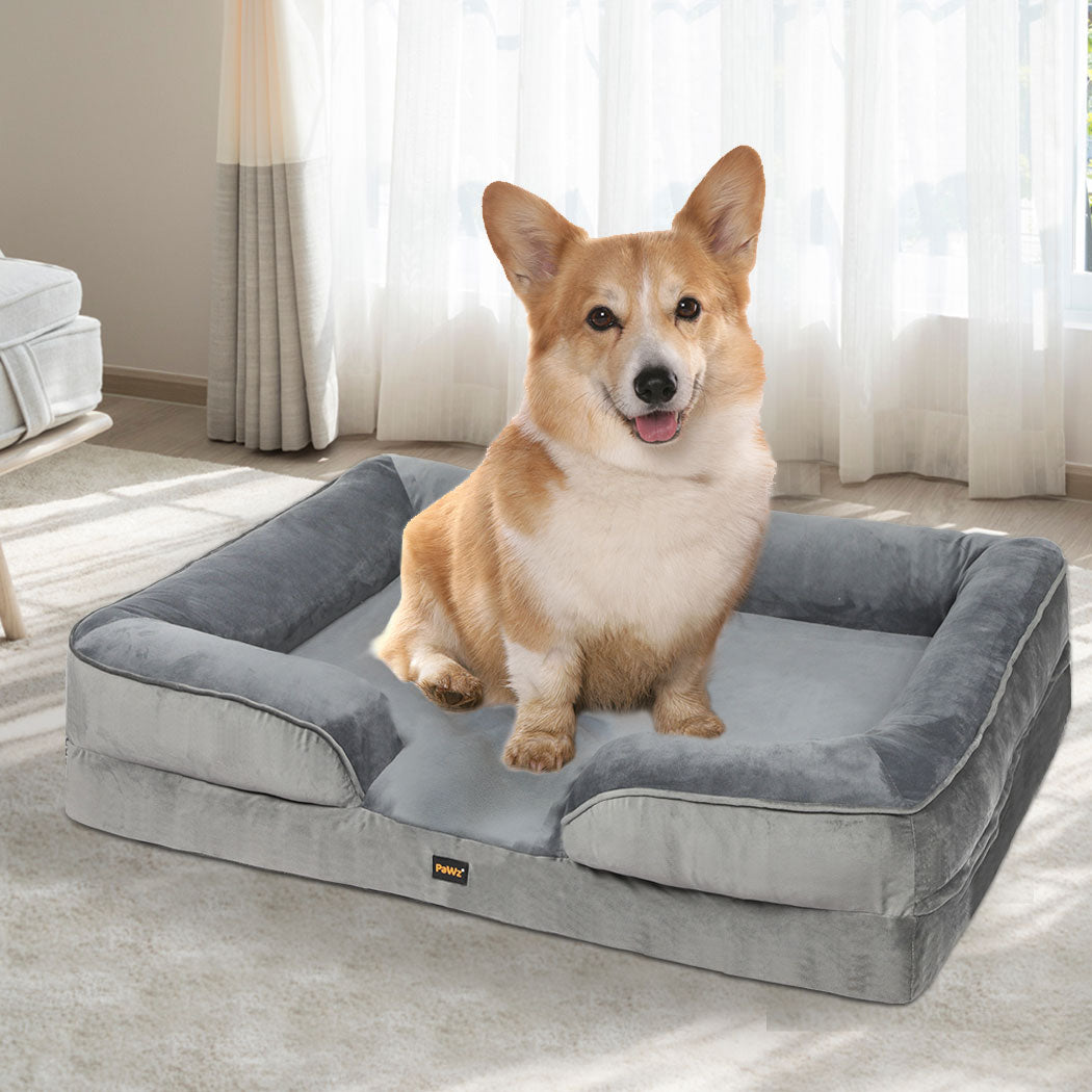 PaWz Memory Foam Pet Sofa Bed Cushion M Medium-1942352755599478790